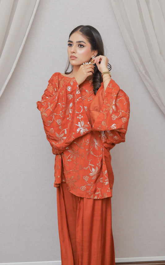 Terracotta With Kimono Cut